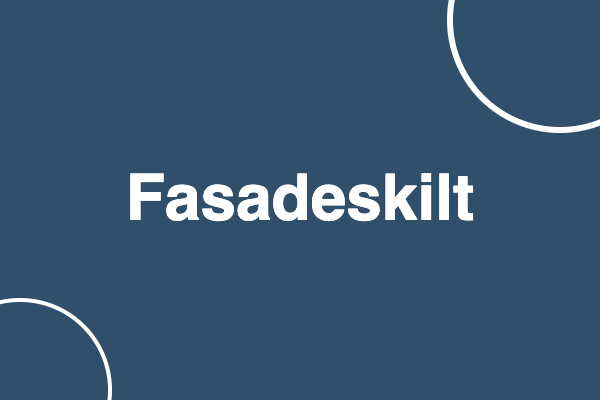 Fasadeskilt